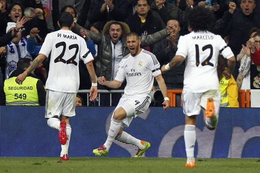 Benzema va a ringraziare Di Maria. Ap